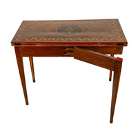 Antique 18th Century Russian Rosewood Marquetry Games Table by Christian Meyer