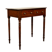 Antique Georgian Mahogany Two Drawer Console Side Writing Table Gillows 1790