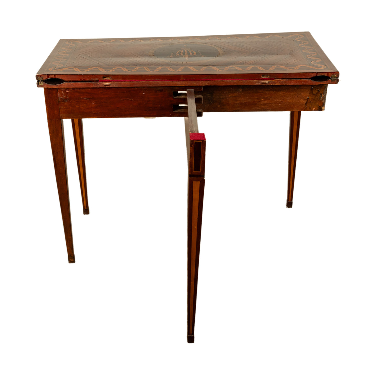 Antique 18th Century Russian Rosewood Marquetry Games Table by Christian Meyer