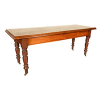 Antique 19th Century English Walnut Farm Country House Dining Refectory Table, circa 1860