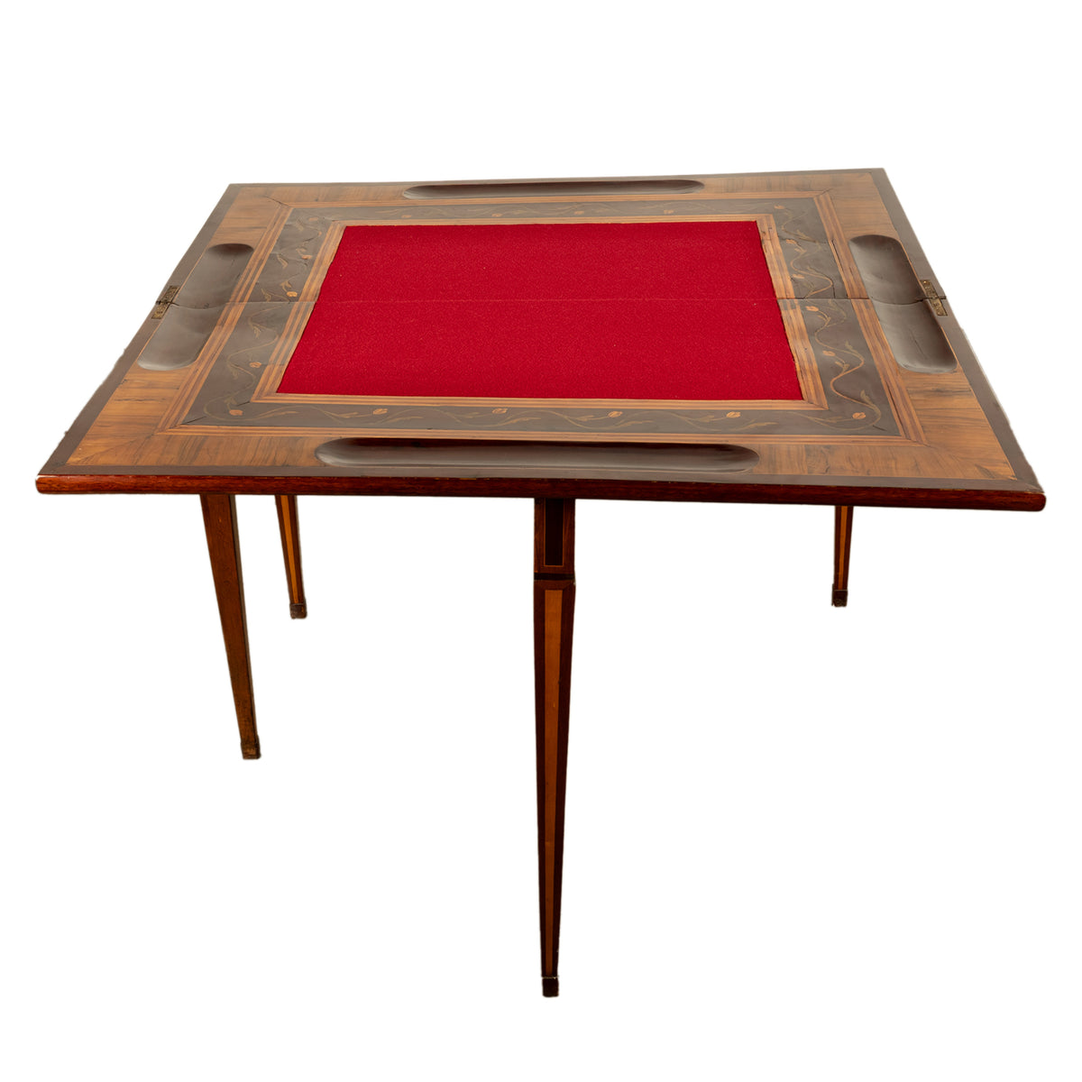 Antique 18th Century Russian Rosewood Marquetry Games Table by Christian Meyer