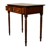 Antique Georgian Mahogany Two Drawer Console Side Writing Table Gillows 1790