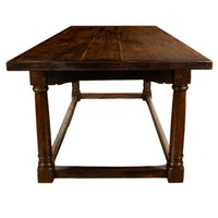 Antique 17th Century Charles I Jacobean 80" long Oak Refectory Dining Table 1630