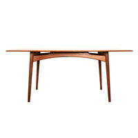Mid Century Modern Danish Style Solid Teak Afromosia 8 Seat Dining Table 1960