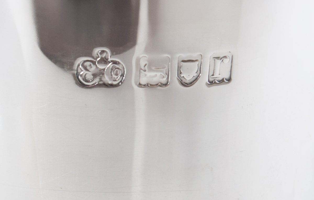 Antique English Sterling Silver Silver Sugar Shaker Caster Muffineer Elkington & Co London 1912