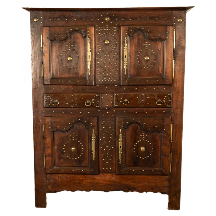 18th Century French Brittany Chestnut Cabinet, circa 1720