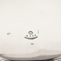 Antique Engraved Sterling Silver Tiffany & Co Footed Salver Tray New York 1870