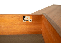 Vintage Mid Century Modern Danish Teak Credenza Sideboard Console Avalon 1960s