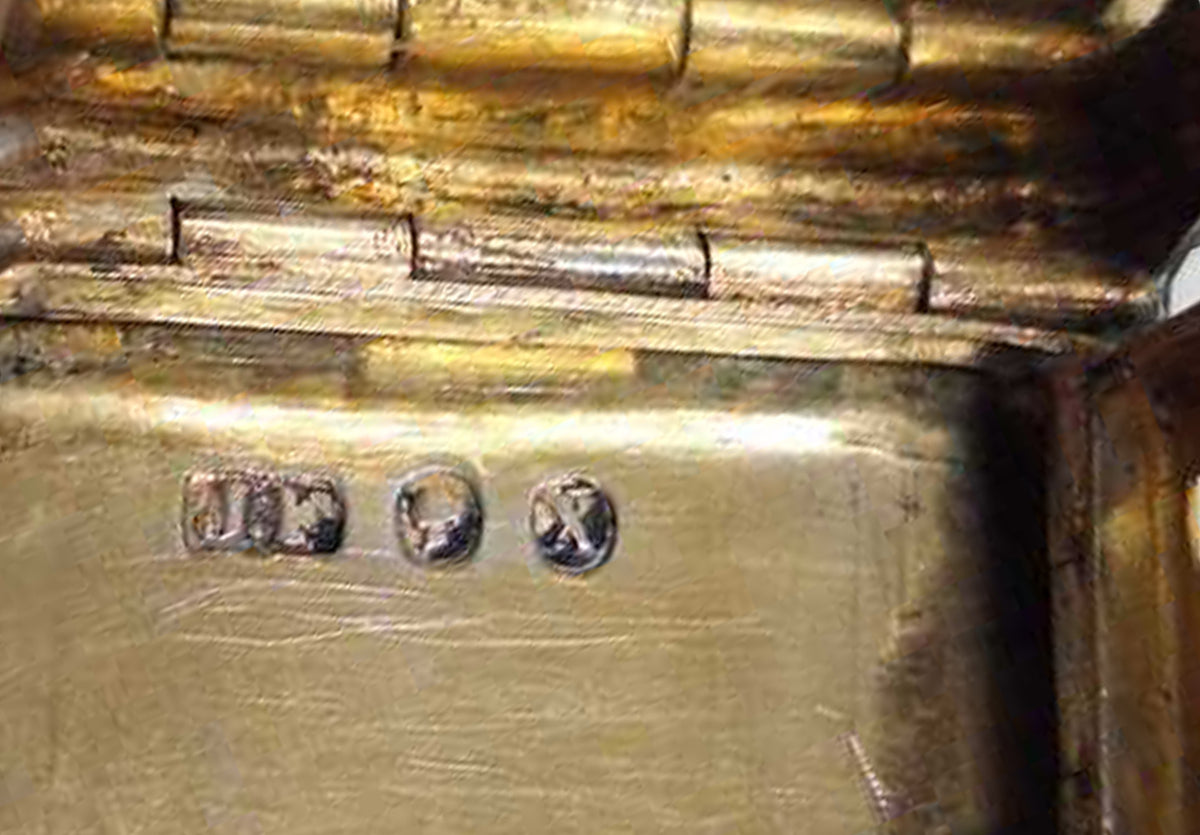 Antique Sterling Silver Miniature Vinaigrette Locket James Fenton Birmingham