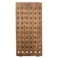 Antique French Veuve Clicquot Champagne Wine 120 Bottle Oak Riddling Rack 1869