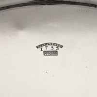 Antique Engraved Sterling Silver Tiffany & Co Footed Salver Tray New York 1870
