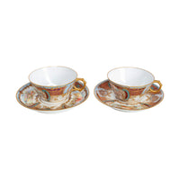 Antique French Sevres Handpainted & Gilded Porcelain Neoclassical 8 Piece Tete-a-Tete Tea Set 1900