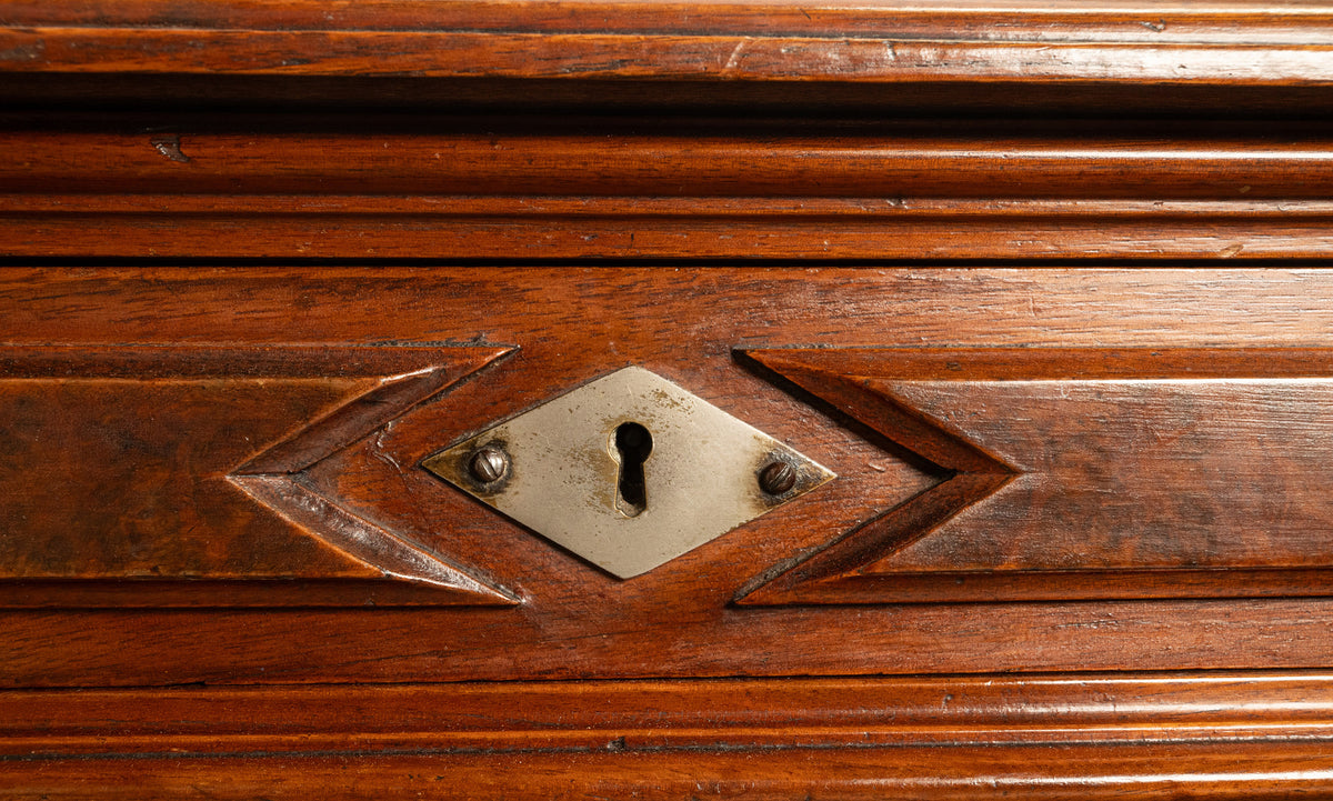 Antique American Walnut Renaissance Revival Aesthetic Movement Desk Table 1875