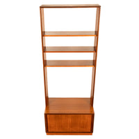 Mid Century Modern Danish Style Teak G Plan Form Five Two Section Bookcase 1967
