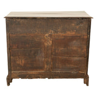 Antique 18th Century William & Mary Oak Geometric Mule Chest of Drawers 1700