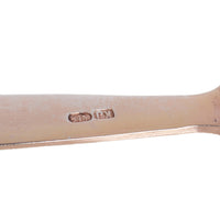 Antique Russian Imperial Romanov Silver Gilt Letter Opener Czar Nicholas II 1870