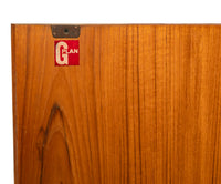 Original Mid Century Modern G Plan Teak Fresco Long 4 Door Drawer Credenza 1966