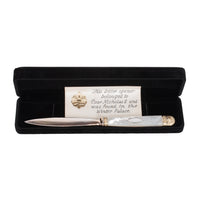 Antique Russian Imperial Romanov Silver Gilt Letter Opener Czar Nicholas II 1870