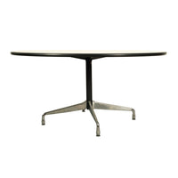 Large Mid Century Modern Circular 60" Eames Dining Conference Table Eames Vitra