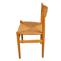 Mid Century Hans Wegner Set 4 Beech Danish Cord Dining Chairs Carl Hansen & Søn