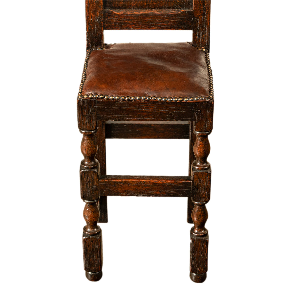 Antique 17th Century William & Mary Carved Oak Child's Wainscot Chair Yorks 1690