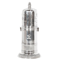 Antique English Sterling Silver Silver Sugar Shaker Caster Muffineer Elkington & Co London 1912