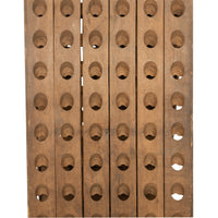 Antique French Veuve Clicquot Champagne Wine 120 Bottle Oak Riddling Rack 1869