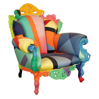 Italian Postmodern Proust Geometrica Armchair Alessandro Mendini by Cappellini