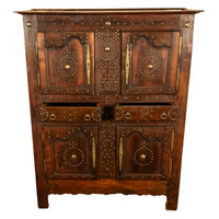 18th Century French Brittany Chestnut Cabinet, circa 1720