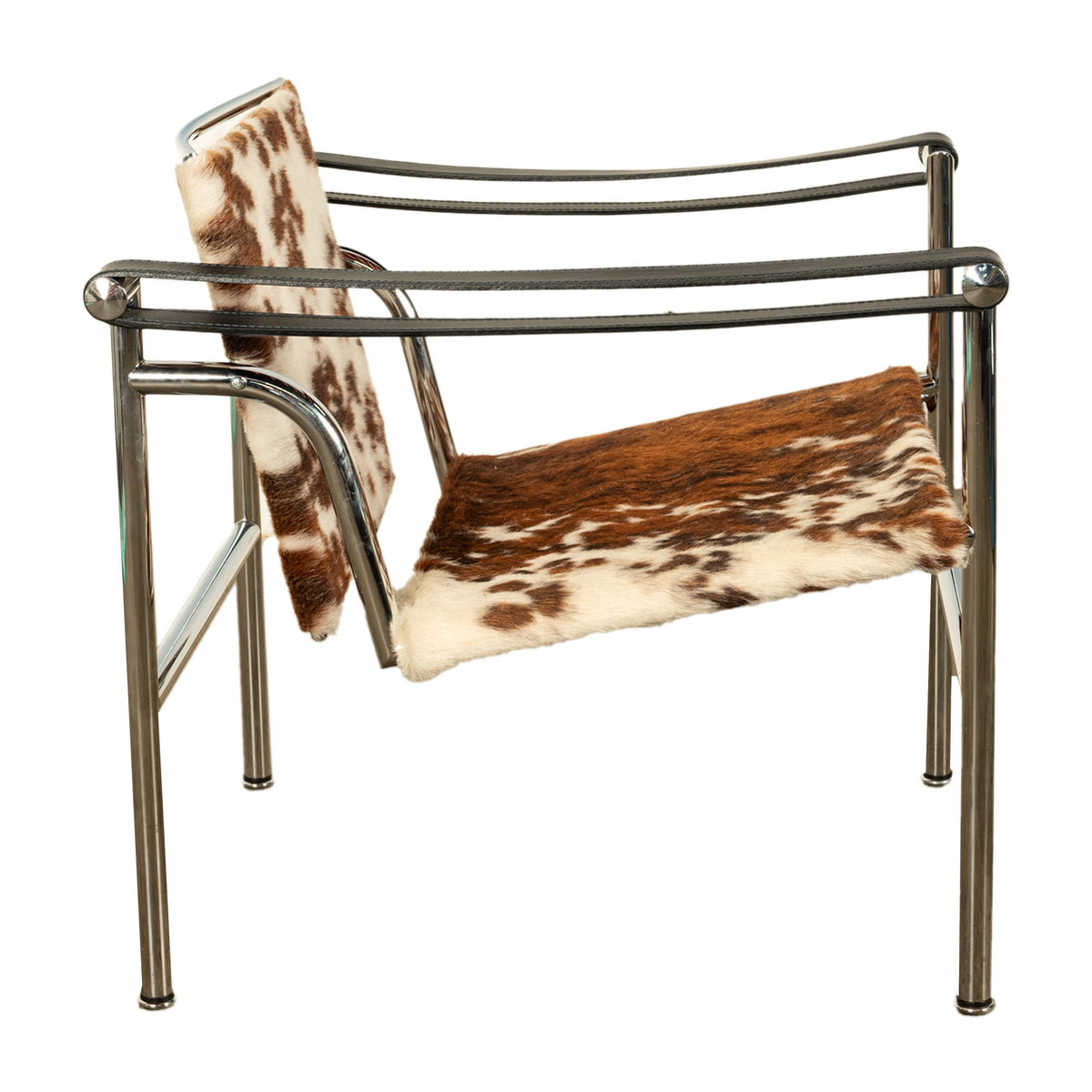 LC1 Sling Basculant Cow Hide Chair Le Corbusier Jeanneret & Perriand Cassina