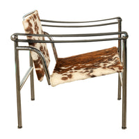 LC1 Sling Basculant Cow Hide Chair Le Corbusier Jeanneret & Perriand Cassina