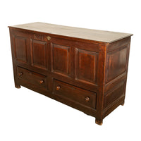 Monumental Antique Georgian Joined Oak Mule Dowry Chest Coffer Yorkshire 1720