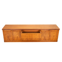 Vintage Mid Century Modern Danish Teak Credenza Sideboard Console Avalon 1960s