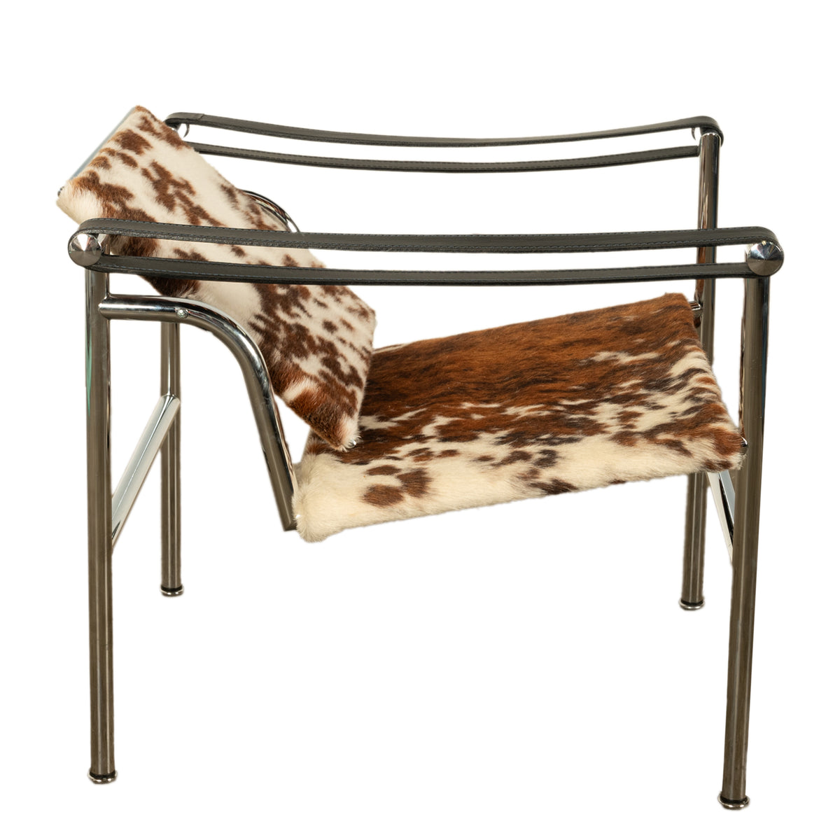 LC1 Sling Basculant Cow Hide Chair Le Corbusier Jeanneret & Perriand Cassina