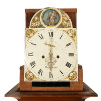 Antique 8 Day Tall Case Grandfather Clock Automaton Andrew Rich Bridgewater 1820
