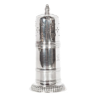 Antique English Sterling Silver Silver Sugar Shaker Caster Muffineer Elkington & Co London 1912