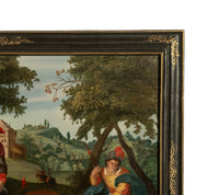 16th Century German Renaissance Allegorical Oil Painting Sexual Health Syphilis by Christoph Schwarz, Circa 1580