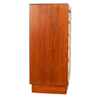 Mid Century Modern G Plan Teak Tall Dresser Chest of Six Drawers Fresco 1966