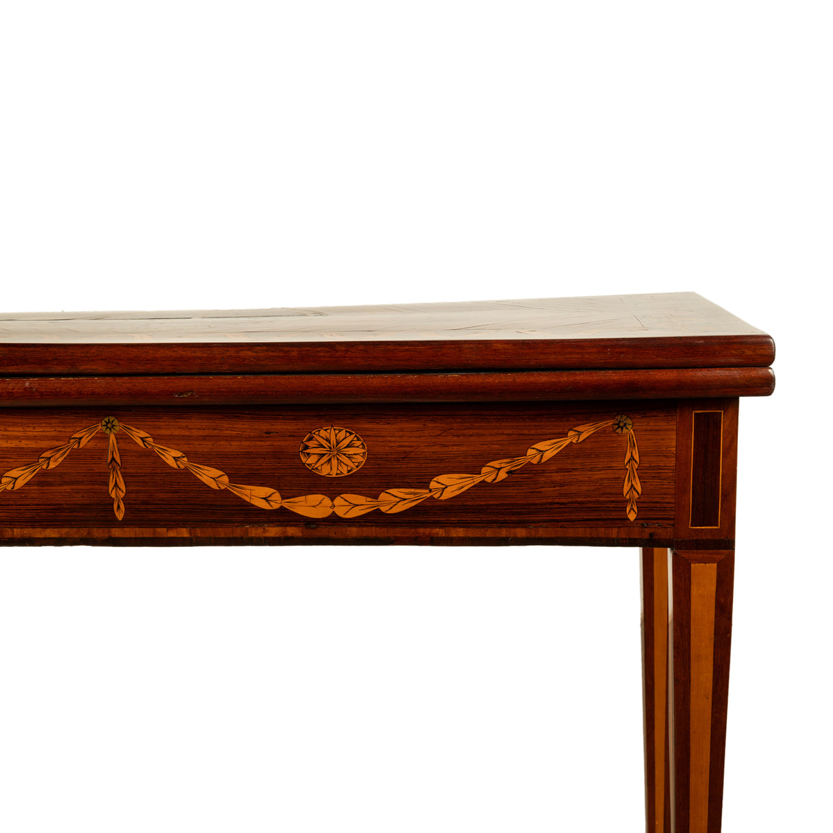 Antique 18th Century Russian Rosewood Marquetry Games Table by Christian Meyer