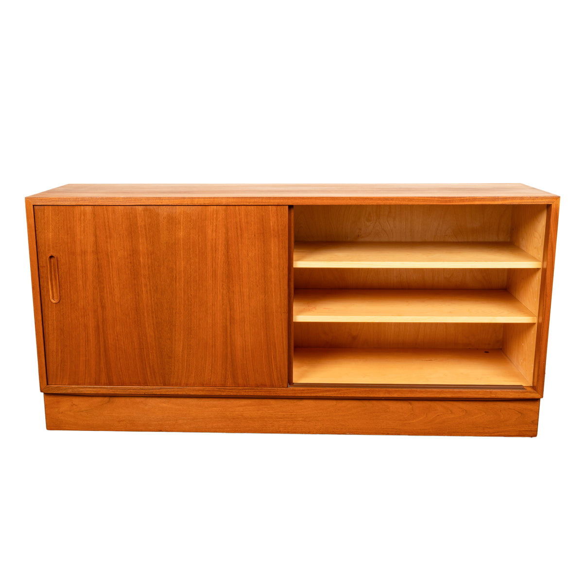 Mid Century Modern Danish Teak Credenza Cabinet Sideboard Poul Hundevad 1970