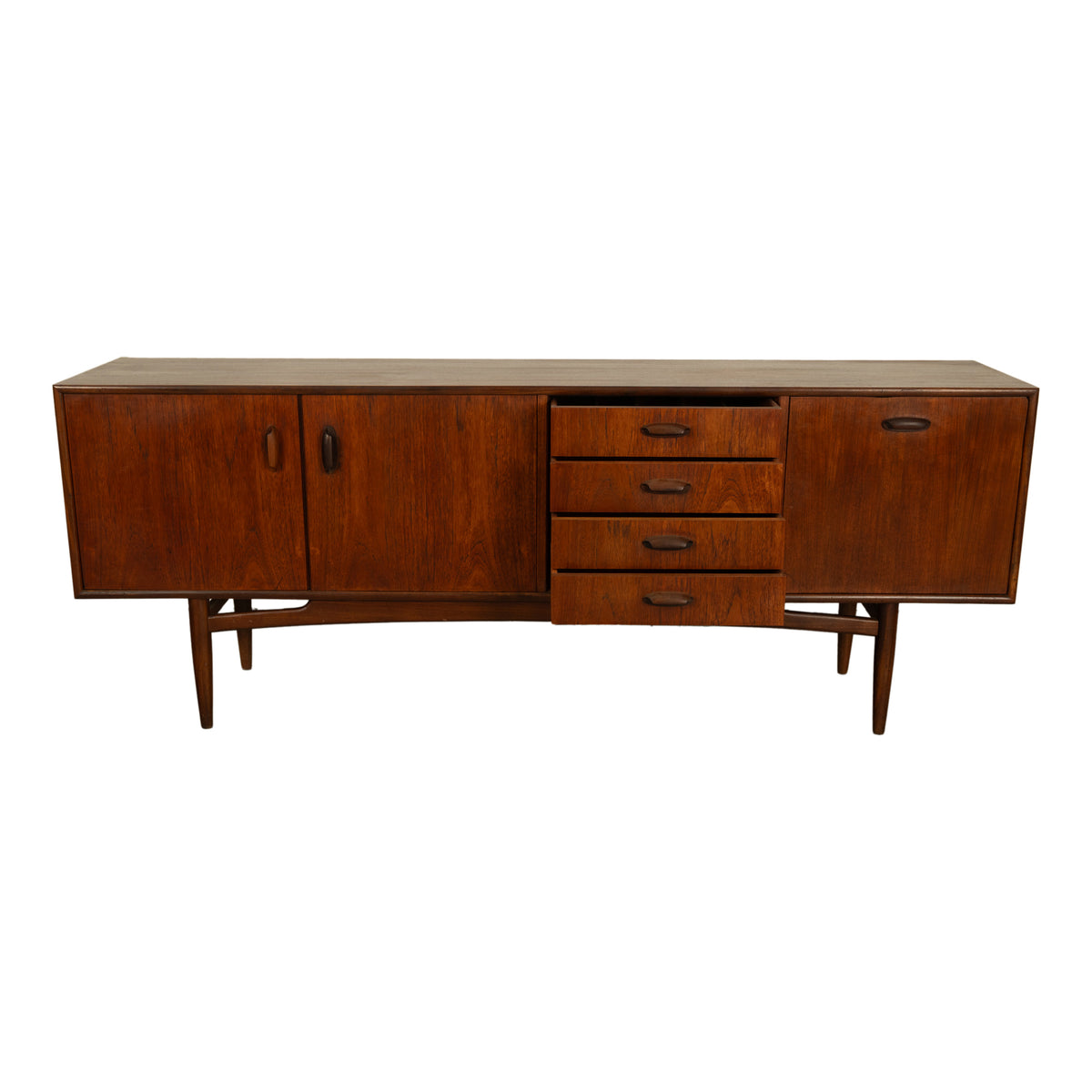 Mid Century Modern Vintage G-Plan "Brasilia" Long Teak Credenza sideboard 1965