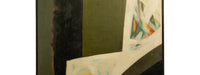Monumental Abstract Modernist Oil Painting Oregon Centennial Exposition Mural 1959 by Louis Demott Bunce