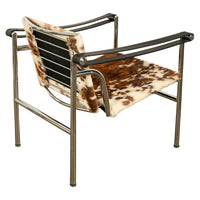 LC1 Sling Basculant Cow Hide Chair Le Corbusier Jeanneret & Perriand Cassina
