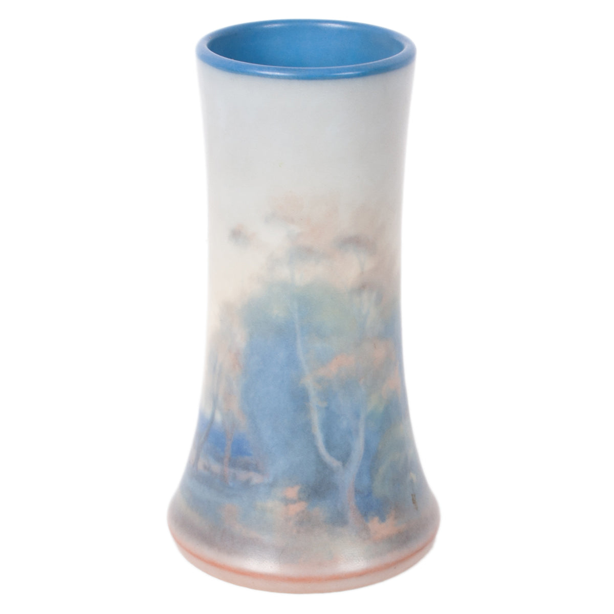 Antique Pottery Scenic Vellum Landscape Vase Fred Rothenbusch for Rookwood 1925