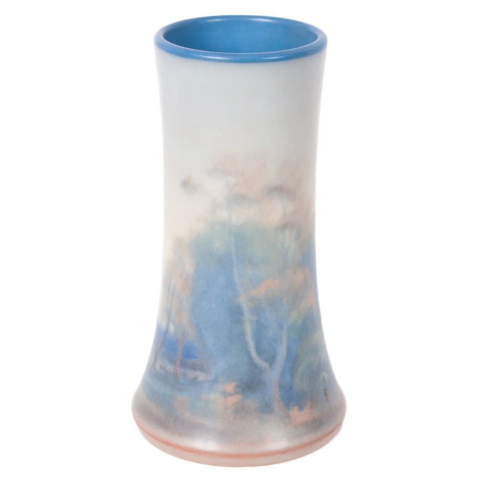 Antique Pottery Scenic Vellum Landscape Vase Fred Rothenbusch for Rookwood 1925