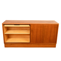Mid Century Modern Danish Teak Credenza Cabinet Sideboard Poul Hundevad 1970