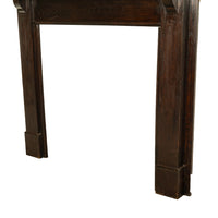 Antique American Craftsman Mission Oak Barley Twist Column Fireplace Mantel 1900