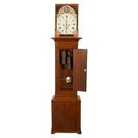Antique 8 Day Tall Case Grandfather Clock Automaton Andrew Rich Bridgewater 1820