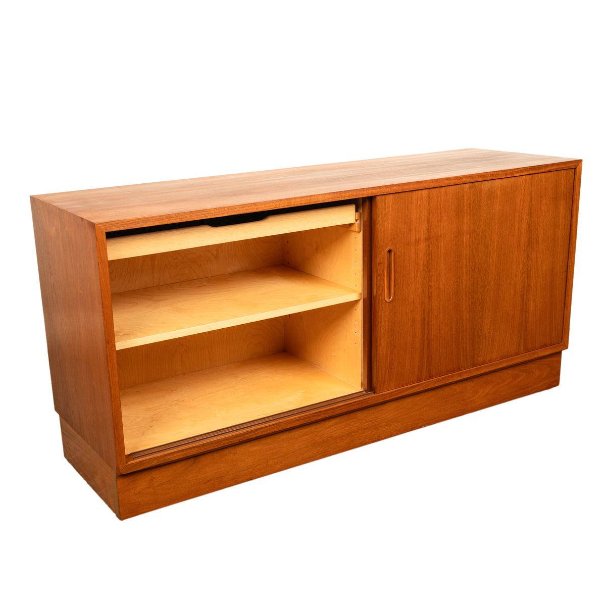 Mid Century Modern Danish Teak Credenza Cabinet Sideboard Poul Hundevad 1970