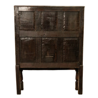 Antique Jacobean 17th Century Oak Settle Bench Shakespeare Ann Hathaway 1610